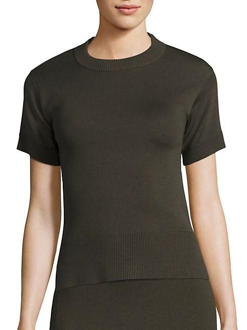 DKNY - Reversible Merino Wool Blend Sweater