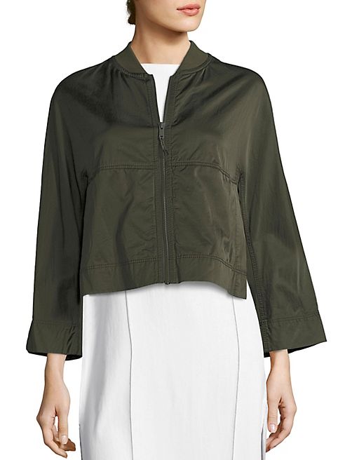 DKNY - Cropped Bomber Jacket