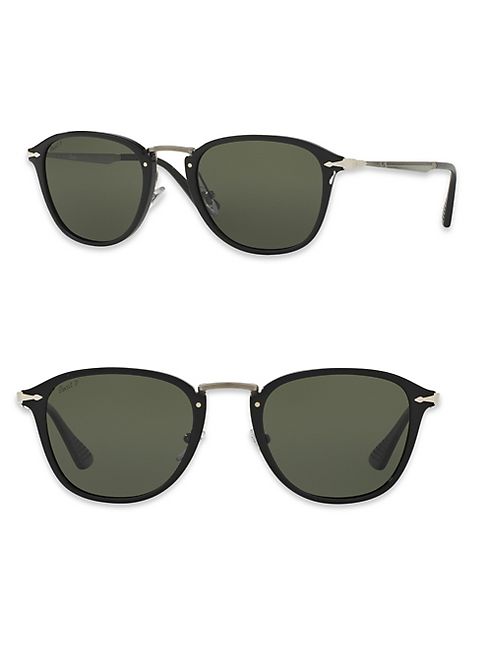 Persol - Calligrapher 52MM Polarized Square Sunglasses