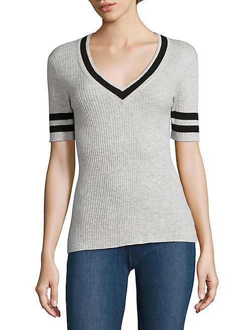 FRAME - Ribbed Fitted Sweater