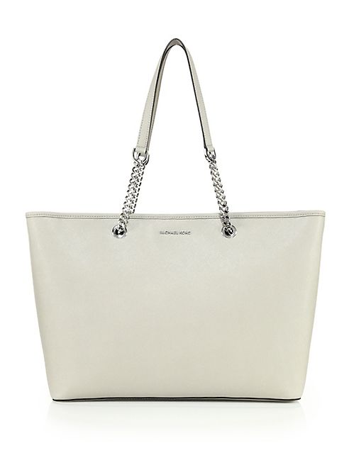 MICHAEL MICHAEL KORS - Jet Set Travel Medium Saffiano Leather Tote