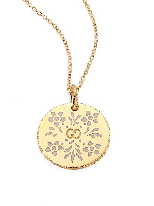 Gucci - Icon Blooms 18K Yellow Gold Pendant Necklace