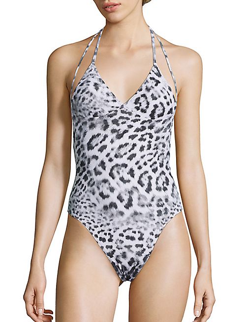 Norma Kamali - Leopard Print One-Piece Swimsuit