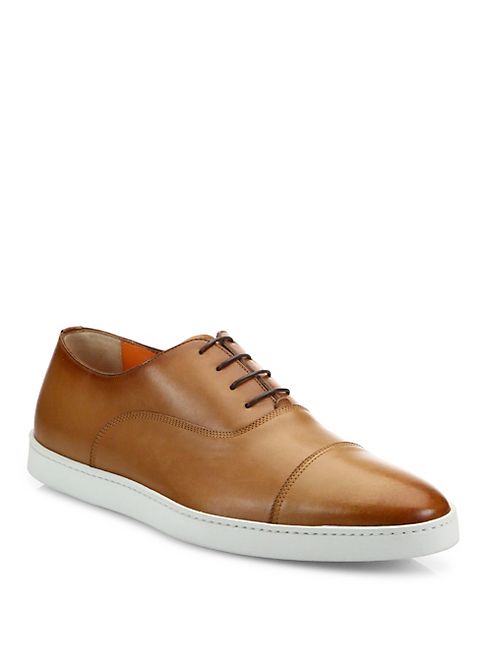 Santoni - Durbin Leather Sneakers