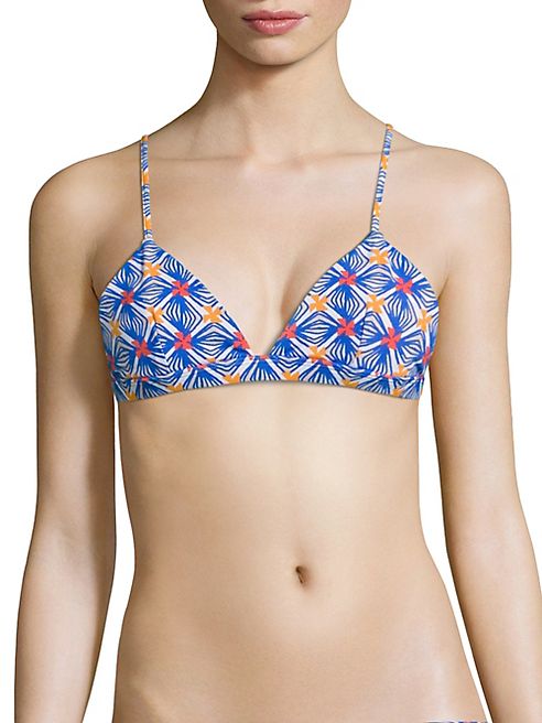 MILLY - Capri Mosaic Printed Bikini Top