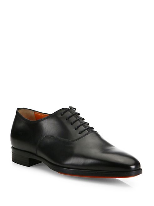 Santoni - Fenwick Leather Oxfords