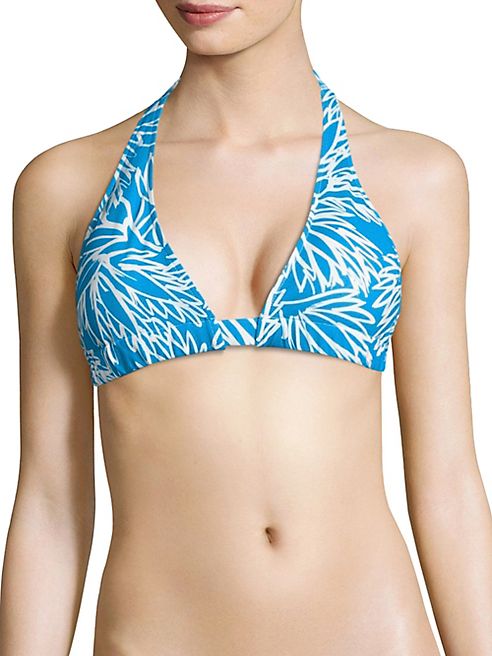 MILLY - Nikia Lotus Printed Bikini Top