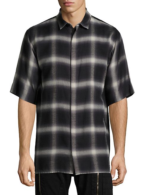 Helmut Lang - Plaid Cotton Shirt