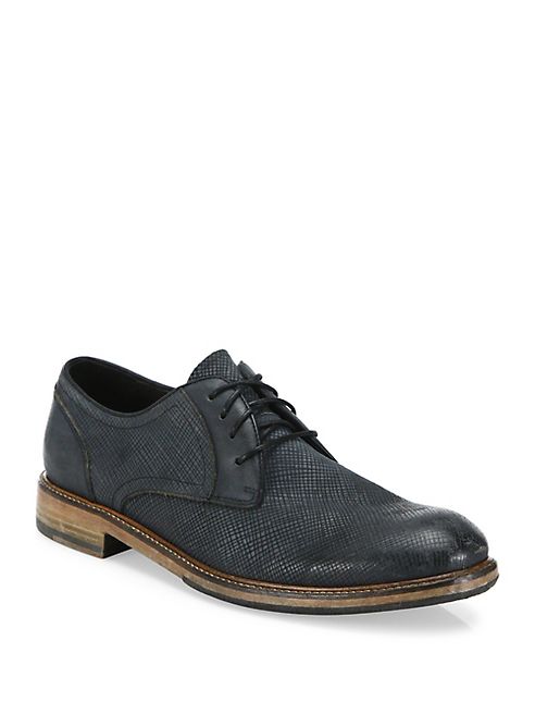 John Varvatos - Sid   Leather Derby Shoes