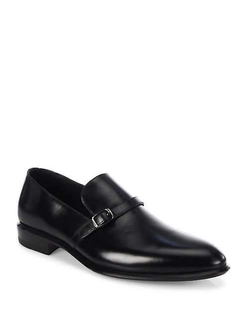 A. Testoni - Buckled Leather Dress Shoes