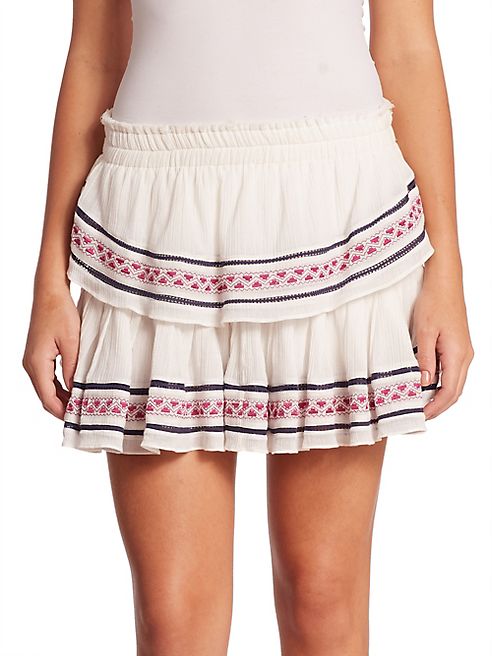 LOVESHACKFANCY - Ruffle Mini Skirt