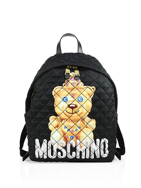 Moschino - Teddy Bear Quilted Nylon Backpack