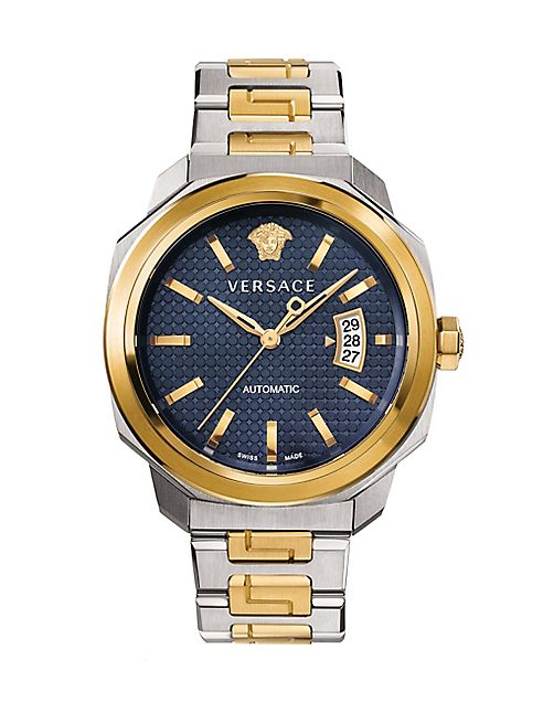 Versace - Dylos Automatic Two-Toned Stainless Steel Linked Bracelet Watch