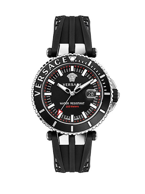 Versace - V-Race Silicon Strap Diver Watch