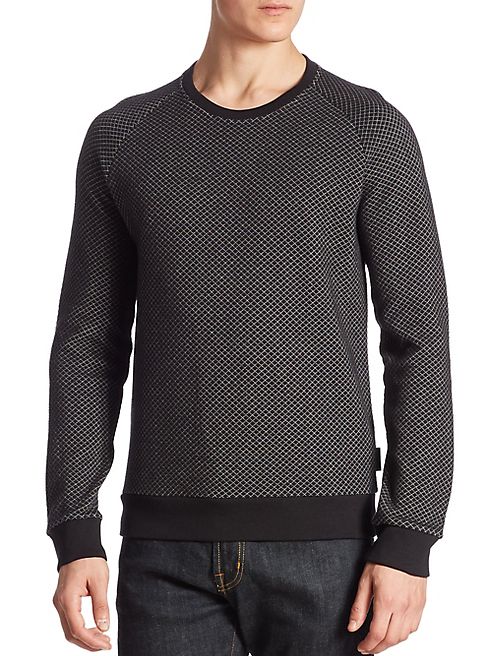 J. Lindeberg - Regular-Fit Diamond Printed Sweatshirt