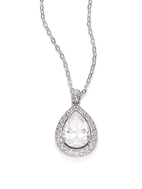 Adriana Orsini - Crystal Pear Pendant Necklace