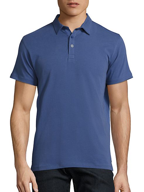 Patrick Assaraf - Lightweight Short Sleeve Polo Shirt