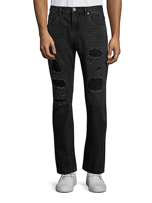 Helmut Lang - MR 87 Destroyed Slim-Fit Jeans