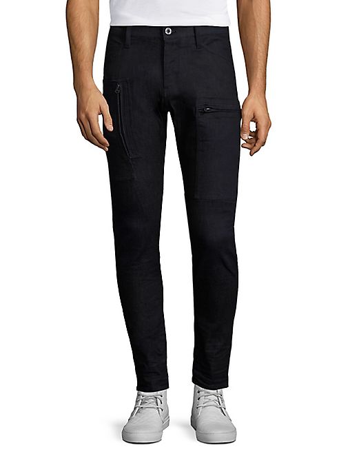 G-Star RAW - Cotton Blend Textured Jeans