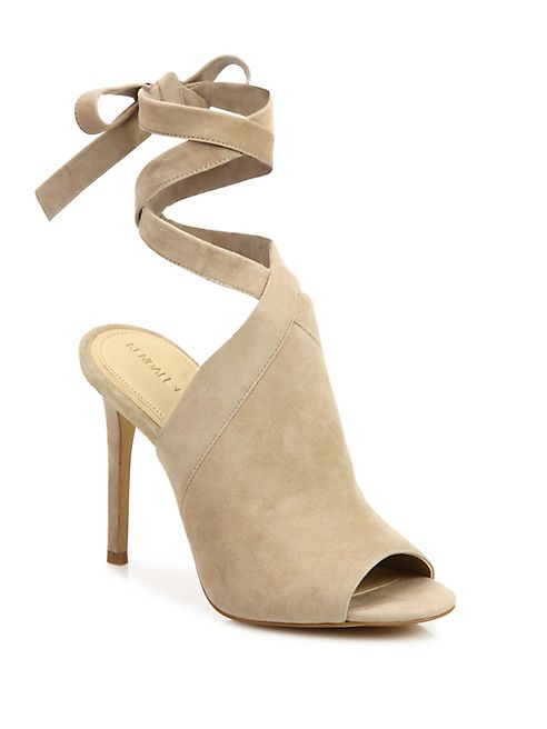 KENDALL + KYLIE - Evelyn Suede Ankle-Tie Sandals