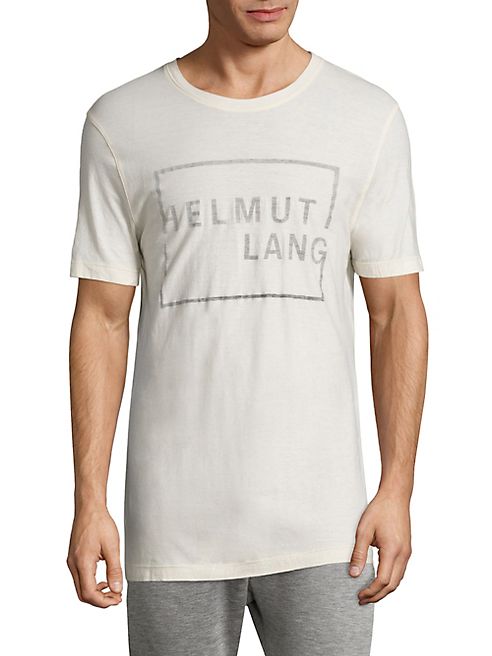 Helmut Lang - Solid Logo Short Sleeve Tee