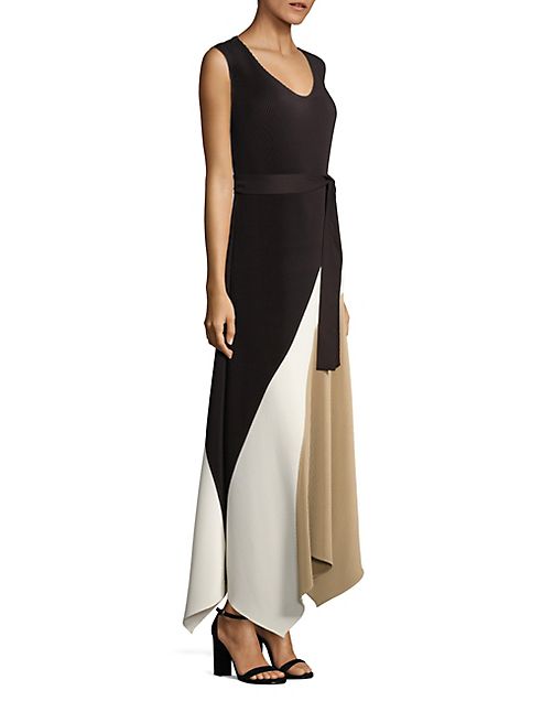 Lafayette 148 New York - Celia Pleated Asymmetric Dress