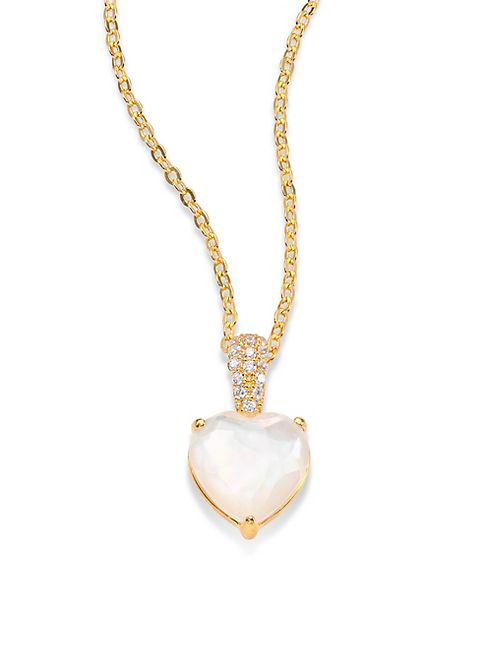 Adriana Orsini - Crystal Heart Pendant Necklace