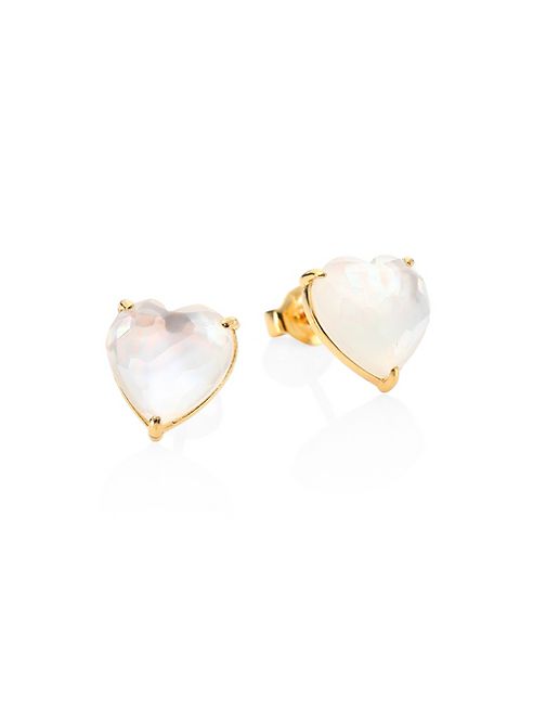 Adriana Orsini - Crystal Heart Stud Earrings