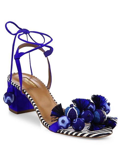 Aquazzura - Tropicana Multitoned Sandals