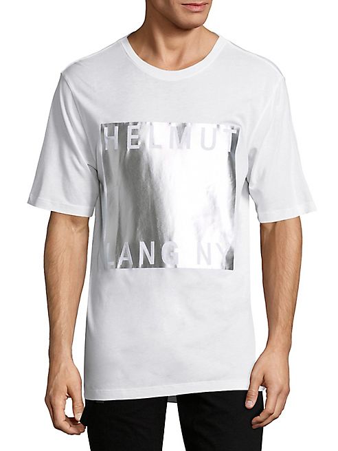 Helmut Lang - Logo Printed Box-Fit Tee