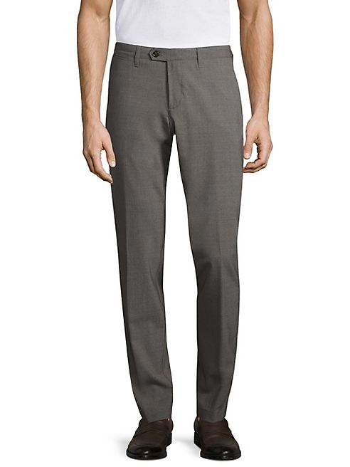 Eleventy - Slim-Fit Lana Wool-Blend Pants