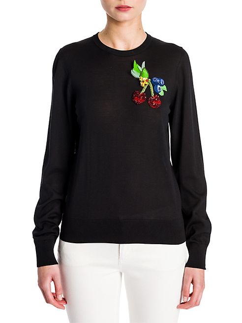 Dolce & Gabbana - Silk Embellished Knit