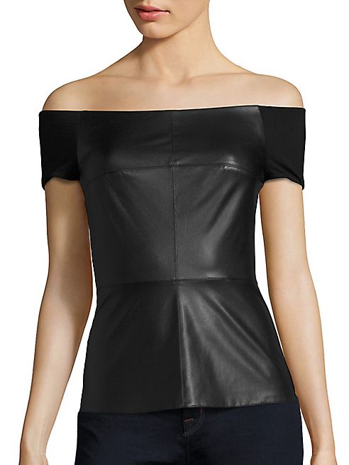 Bailey 44 - Glory Box Faux Leather Top