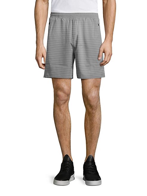 MPG - Kilowatt Striped Run Shorts