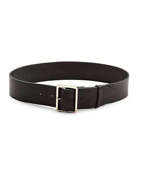 FRAME - Rectangle Leather Belt