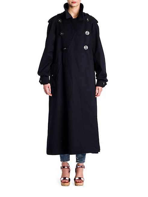 Dolce & Gabbana - Embroidered Trench Coat