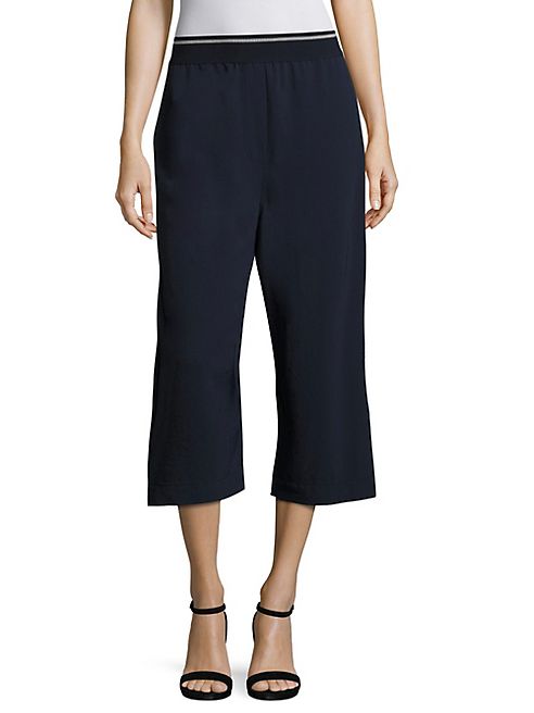 DKNY - Cropped Wide-Leg Pants