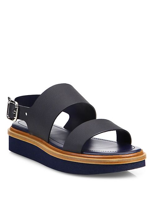 Tod's - Lightsole Leather Platform Sandals