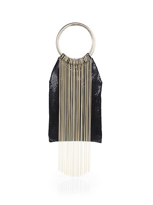 Whiting & Davis - Gold Rush Fringed Shoulder Bag