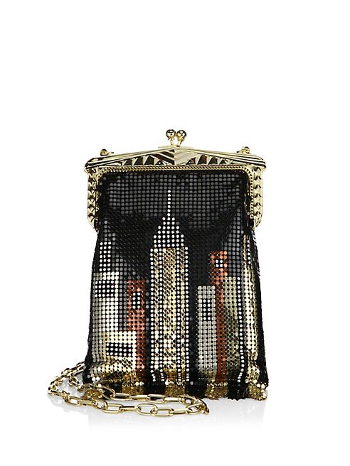 Whiting & Davis - Limited Edition Skyline Mesh & Crystal Crossbody Bag