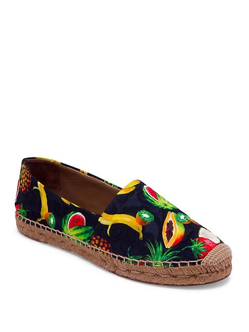 Dolce & Gabbana - Brocade Fruit Espadrilles