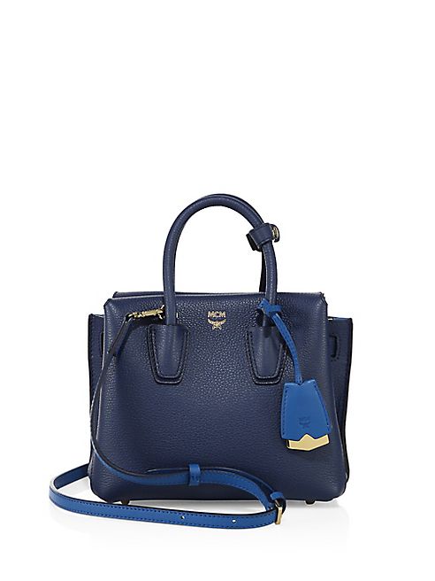 MCM - Milla Mini Two-Tone Leather Tote