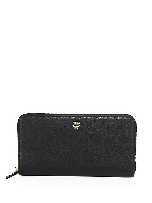 MCM - Milla Large Leather Zip-Around Wallet