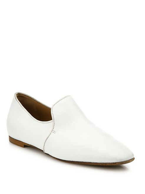 The Row - Alys Leather Loafers