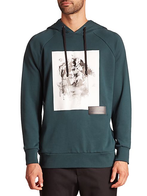 Public School - Ervice Floral Print Hooded Sweatshirt