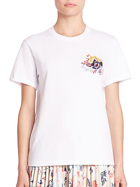 MSGM - Embellished Cotton Tee