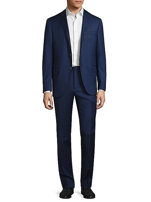 Corneliani - Regular-Fit Striped Wool Suit