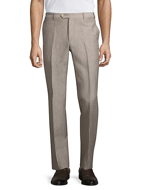 Corneliani - Wool & Linen Pants