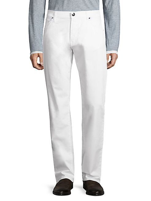 Corneliani - Five-Pocket Cotton Trousers