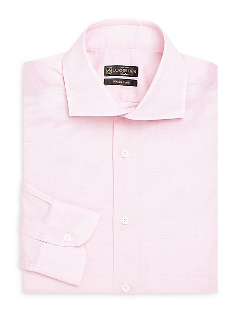 Corneliani - Cotton & Linen Regular-Fit Dress Shirt